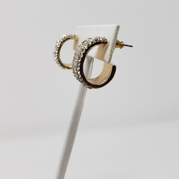 NWT Sugarfix by Baublebar 2 Pack Cuff Style Post Gold-Tone Earrings Women's - Picture 8 of 10